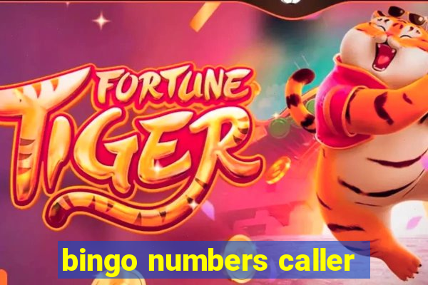 bingo numbers caller