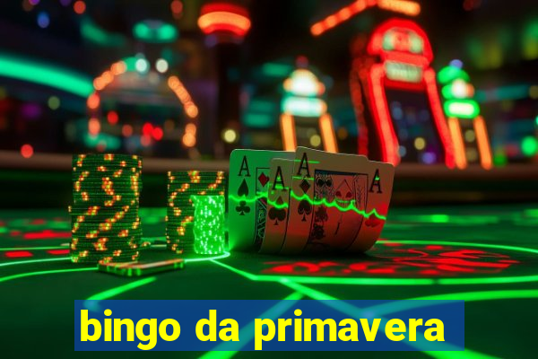 bingo da primavera