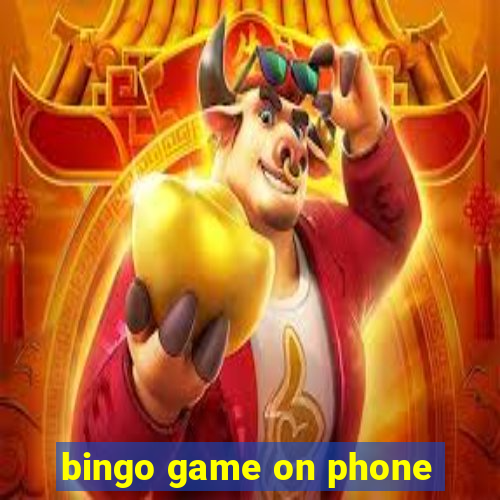 bingo game on phone