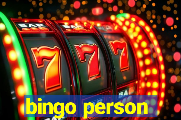 bingo person