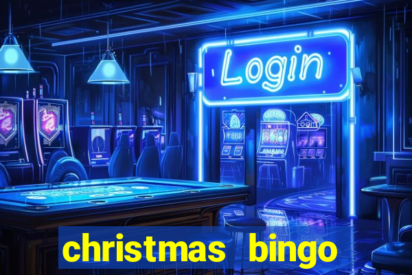 christmas bingo card generator